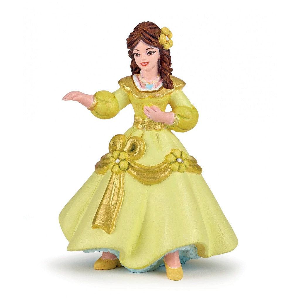 image shows Bella, or Belle from beauty and the beast crafted by Papo