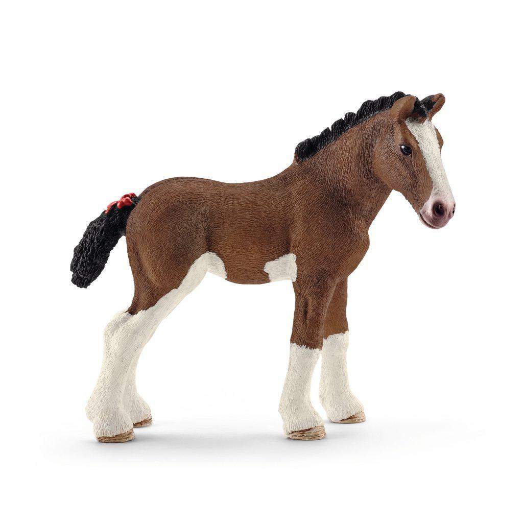 Clydesdale Foal (13810L)-Schleich-The Red Balloon Toy Store