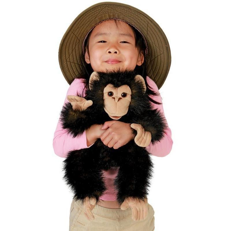 Folkmanis Baby Chimpanzee Puppet-Folkmanis Inc.-The Red Balloon Toy Store