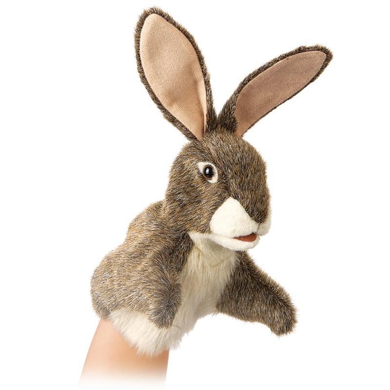 Little Hare Puppet-Folkmanis Inc.-The Red Balloon Toy Store