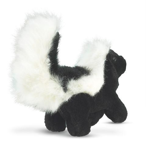 Skunk Finger Puppet-Folkmanis Inc.-The Red Balloon Toy Store