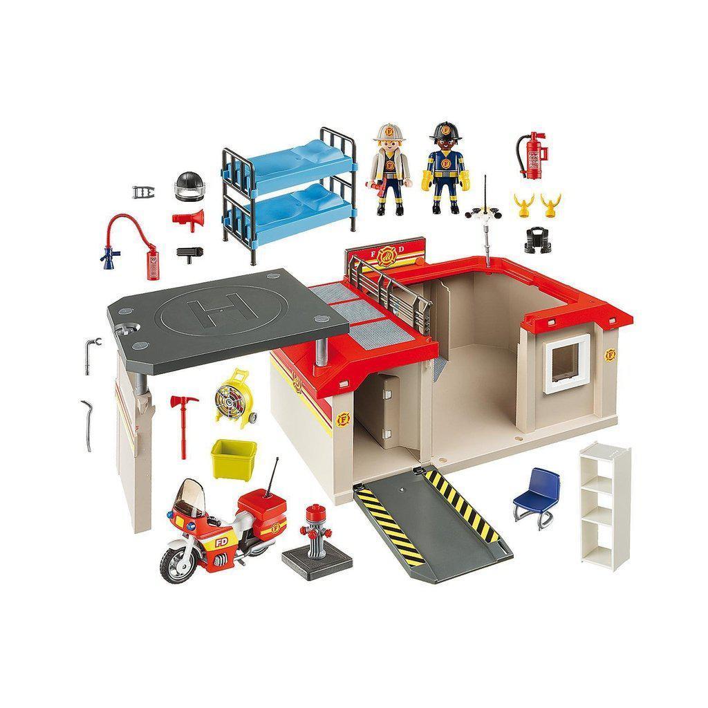 Take Along Fire Station-Playmobil-The Red Balloon Toy Store