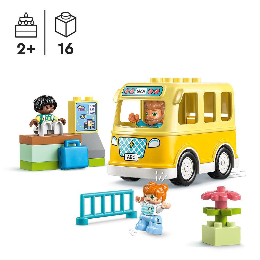for ages 2+ with 16 Duplo pieces