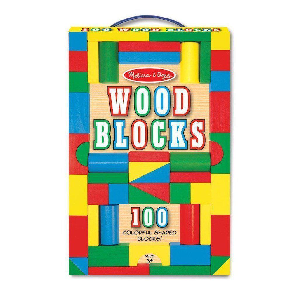 100 Wood Blocks Set-Melissa & Doug-The Red Balloon Toy Store