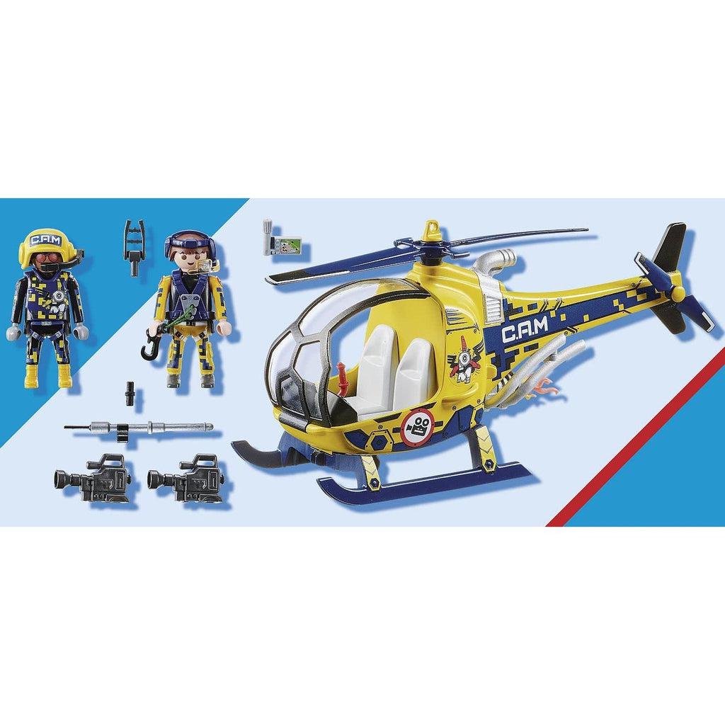 Air Stunt Show - Helicopter with Film Crew-Playmobil-The Red Balloon Toy Store