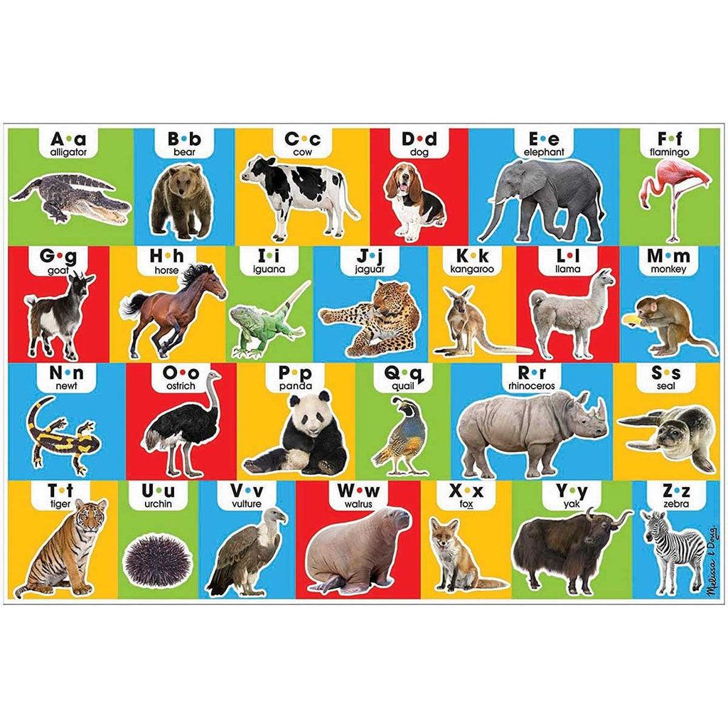 Animal Alphabet Floor Puzzle 24pc-Melissa & Doug-The Red Balloon Toy Store
