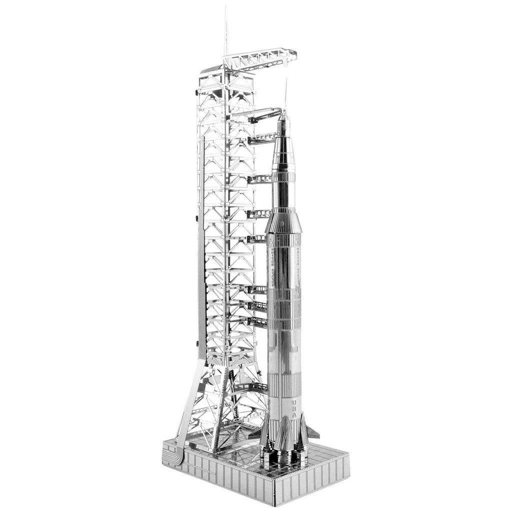 Apollo Saturn V with Gantry Model-Metal Earth-The Red Balloon Toy Store