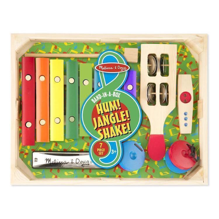 Band-in-a-Box Hum! Jangle! Shake!-Melissa & Doug-The Red Balloon Toy Store
