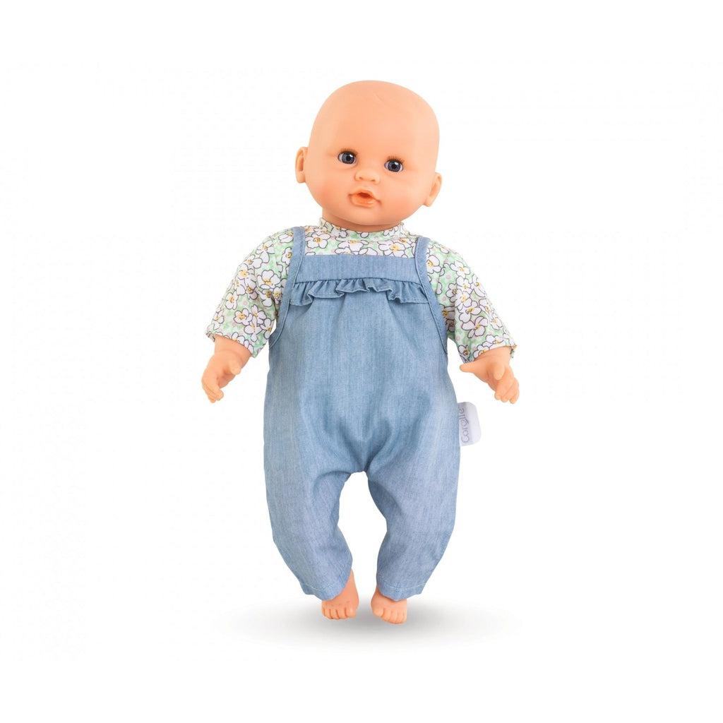 The clothes are shown being worn by a doll.