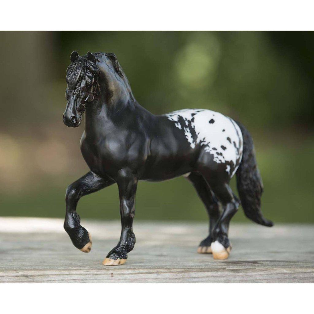 Breyer Traditional Harley Harlequin Draft Tack Pony-Breyer-The Red Balloon Toy Store