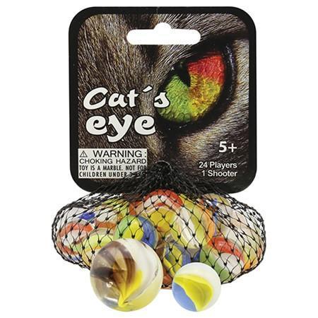 Cats Eye Tri-Color Marbles-Fabricas Selectas-The Red Balloon Toy Store