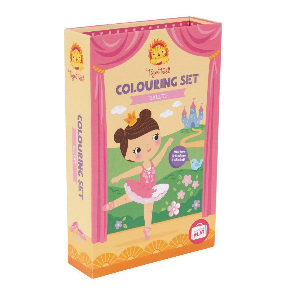 Coloring Set Ballet-Tiger Tribe-The Red Balloon Toy Store