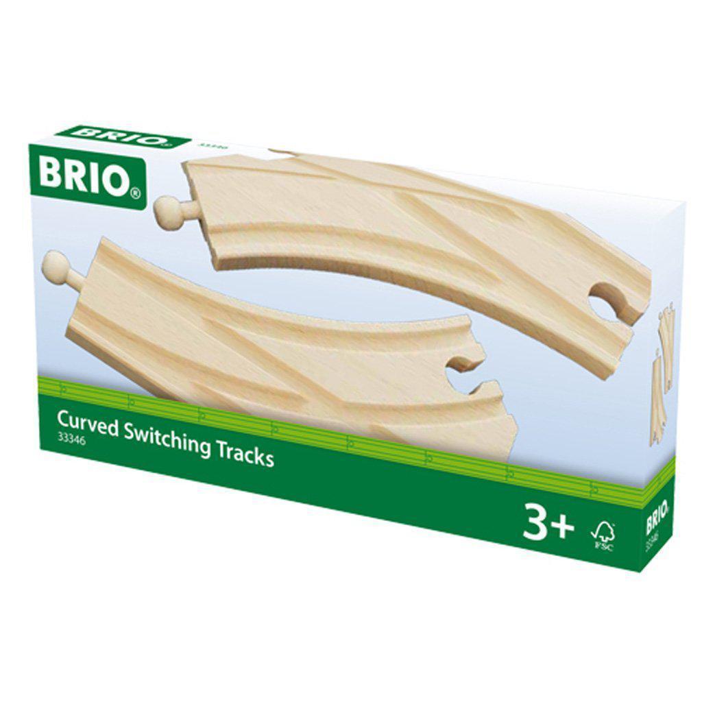 Curved Switching Tracks-Brio-The Red Balloon Toy Store