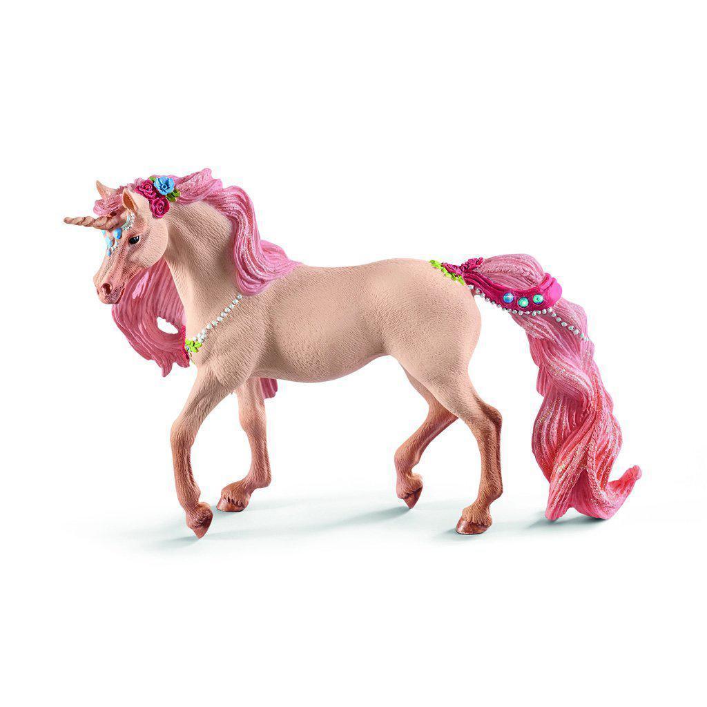 Decorated Unicorn, Mare-Schleich-The Red Balloon Toy Store