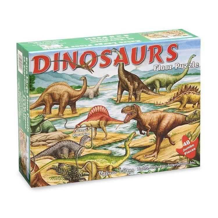 Dinosaurs Floor (48 pc)-Melissa & Doug-The Red Balloon Toy Store