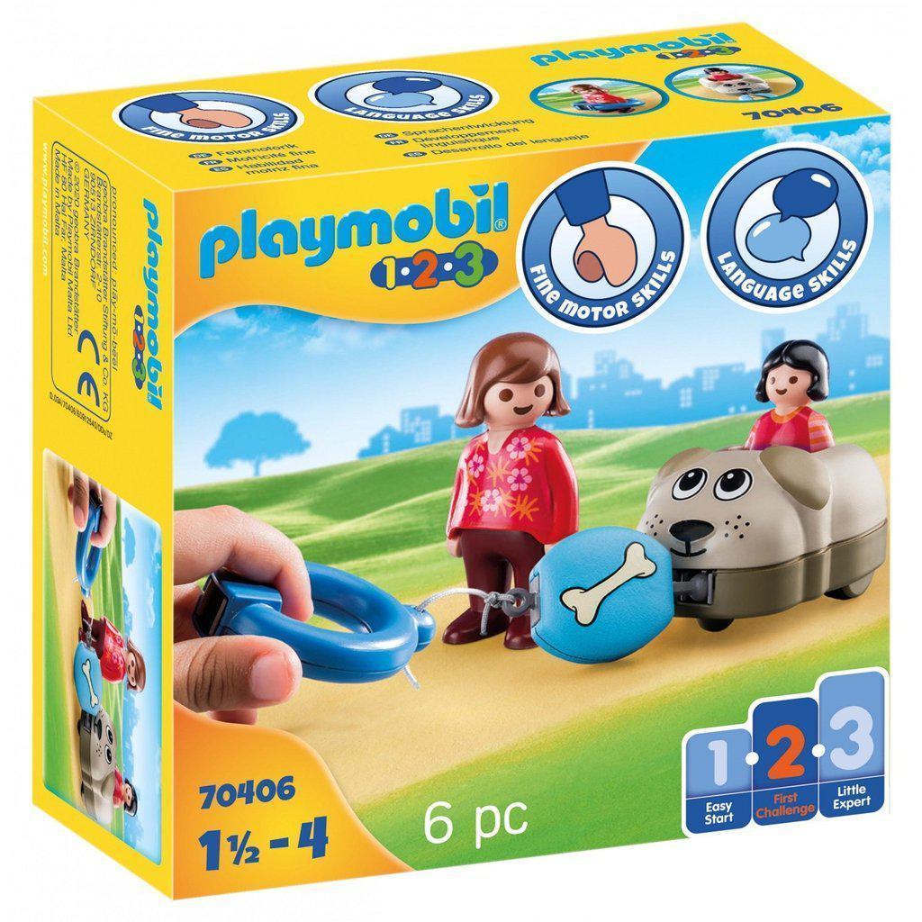 Dog Train Car Play Set-Playmobil-The Red Balloon Toy Store