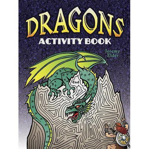 Dragons Activity Book-Dover Publications-The Red Balloon Toy Store