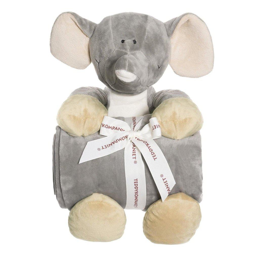 Elephant & Blanket Set-Diinglisar-The Red Balloon Toy Store