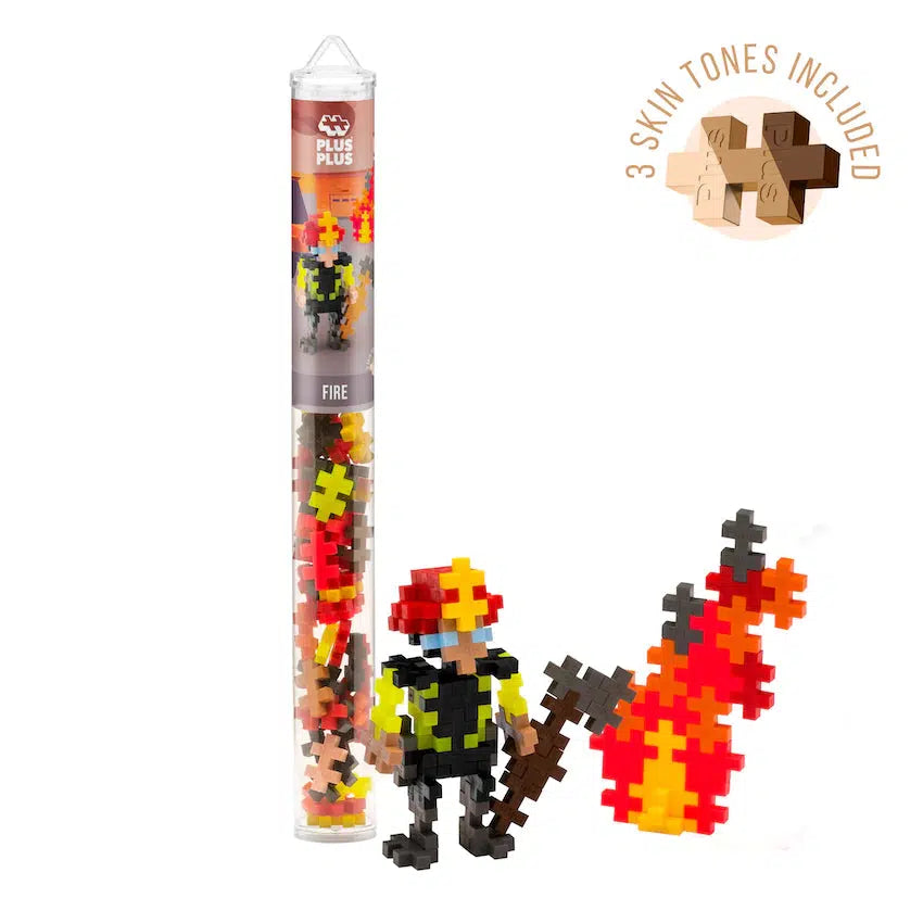 Everyday Heroes Tube - Fire-Plus-Plus-The Red Balloon Toy Store