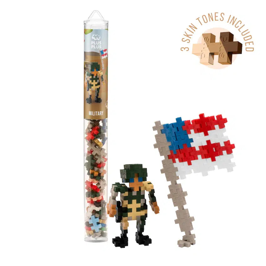 Everyday Heroes Tube - Military-Plus-Plus-The Red Balloon Toy Store