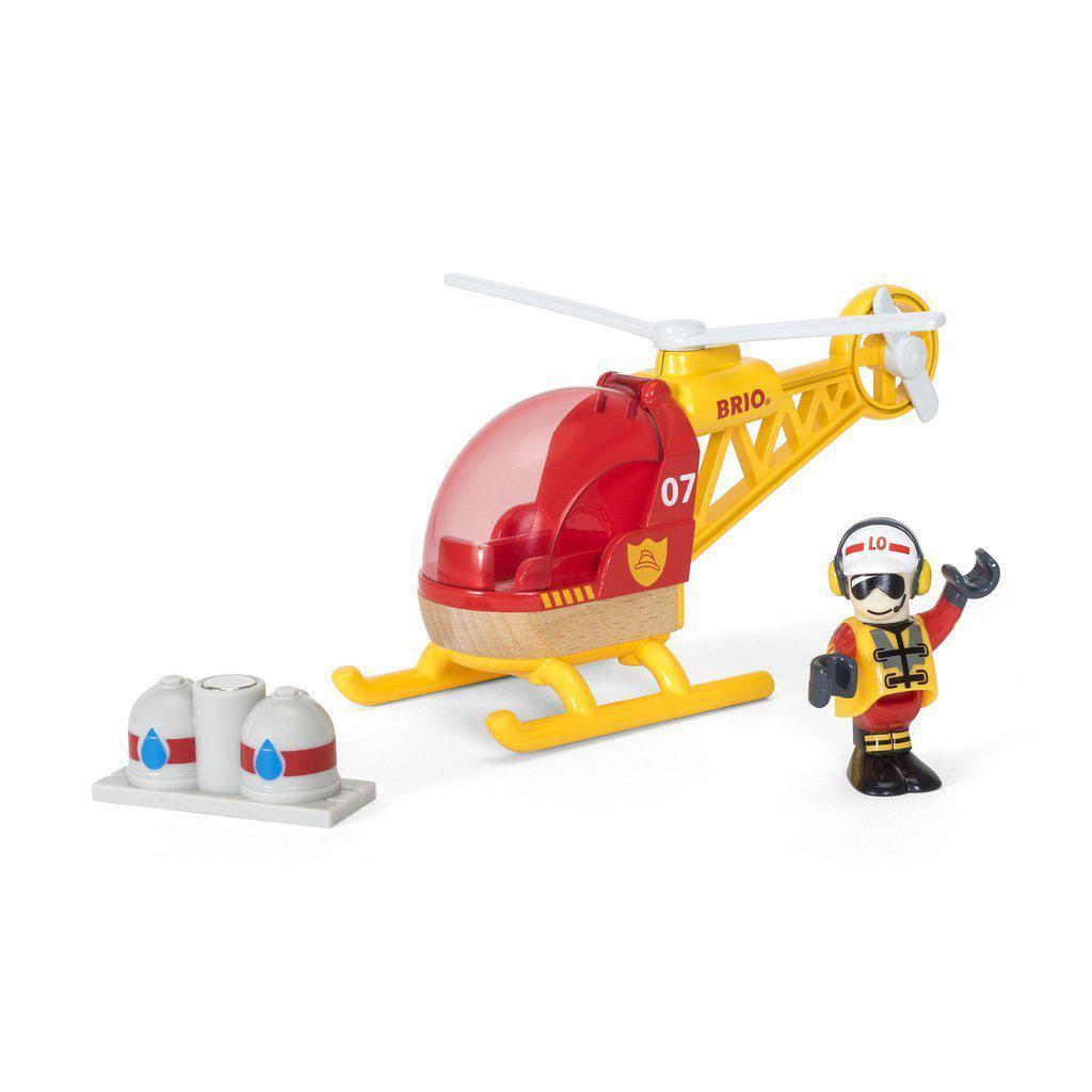 Firefighter Helicopter-Brio-The Red Balloon Toy Store