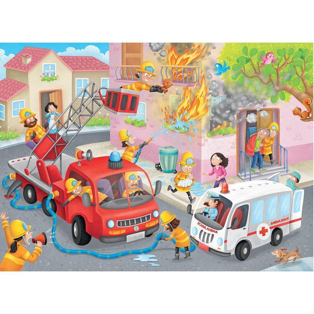 Firefighter Rescue! 60pc-Ravensburger-The Red Balloon Toy Store