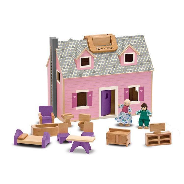 Fold & Go Dollhouse-Melissa & Doug-The Red Balloon Toy Store