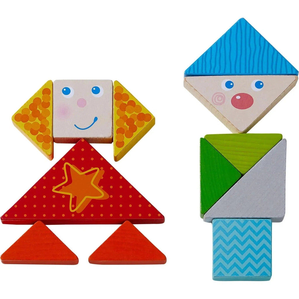 Funny Faces Tangrams-Haba-The Red Balloon Toy Store