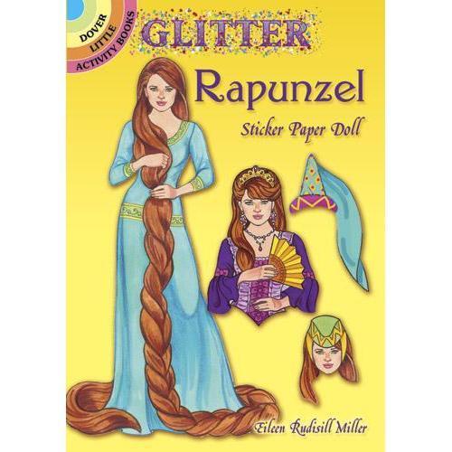 Glitter Rapunzel Sticker Paper Doll-Dover Publications-The Red Balloon Toy Store