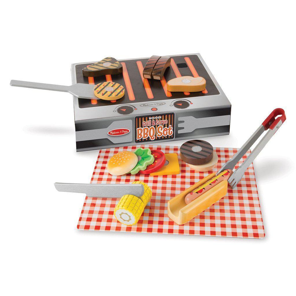 Grill & Serve BBQ Set-Melissa & Doug-The Red Balloon Toy Store
