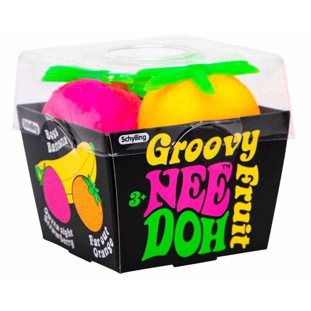 Groovy Fruit NeeDoh-Schylling-The Red Balloon Toy Store