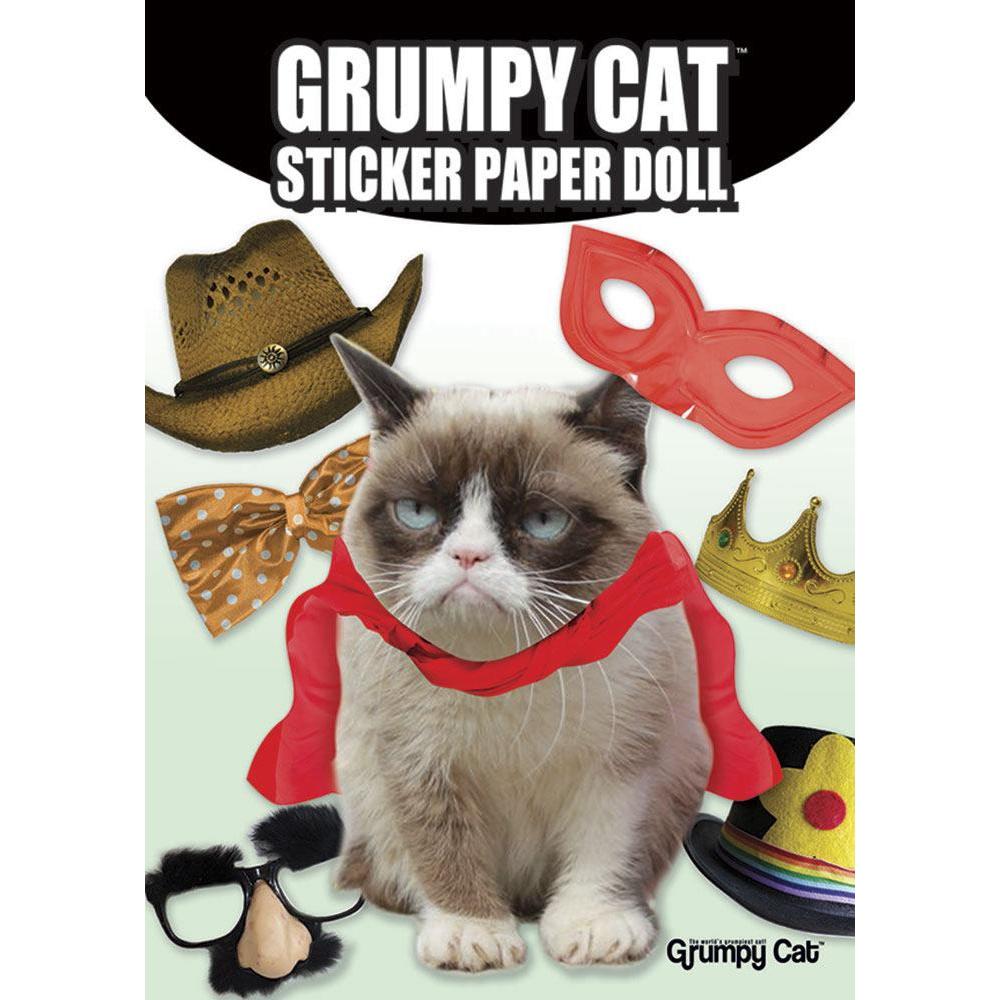 Grumpy Cat Sticker Paper Doll-Dover Publications-The Red Balloon Toy Store