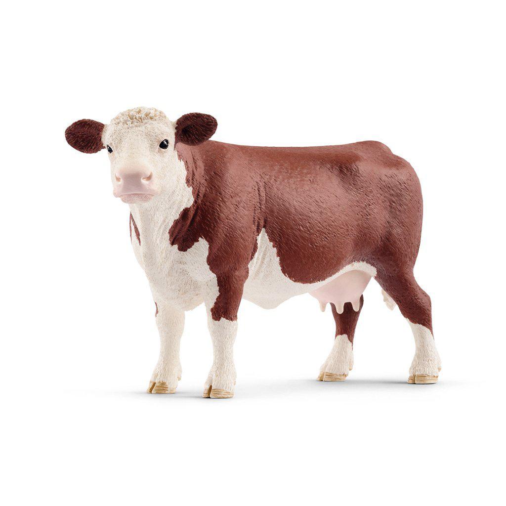 Hereford cow-Schleich-The Red Balloon Toy Store