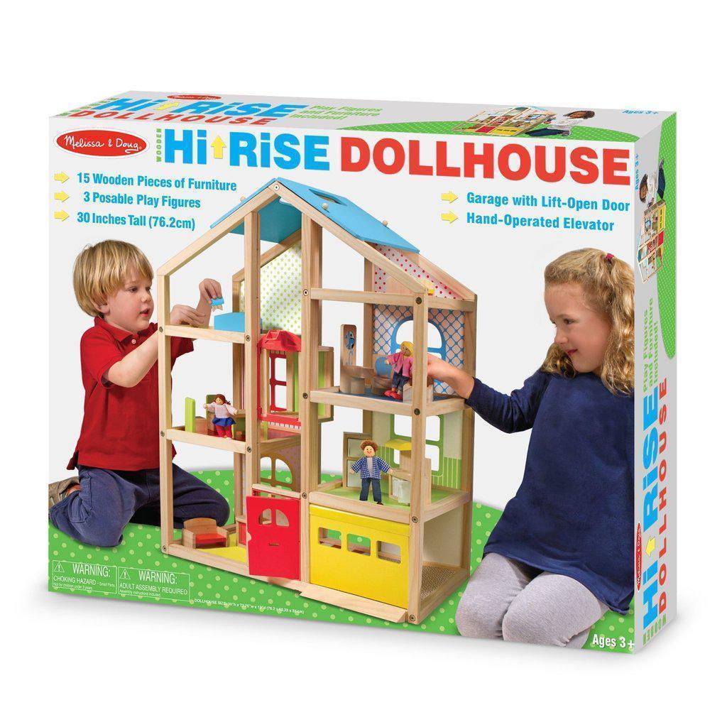 Hi-Rise Dollhouse-Melissa & Doug-The Red Balloon Toy Store