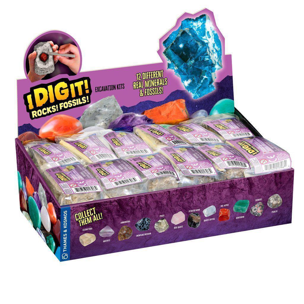 I DIG IT! Rocks & Fossils Mini Excavation Kits-Thames & Kosmos-The Red Balloon Toy Store