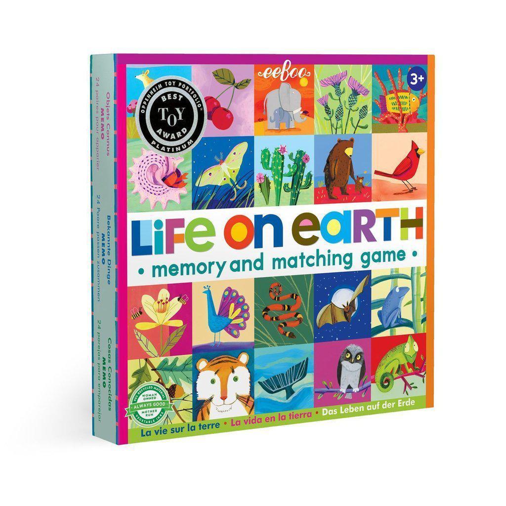 Life On Earth Memory & Matching Game-eeBoo-The Red Balloon Toy Store