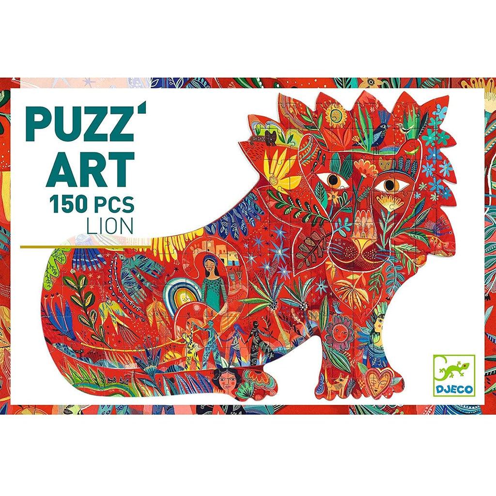 Image of the packaging for the Lion Puzz' Art puzzle.