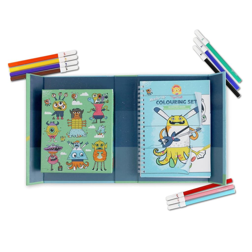 Mash-Up Colouring Set: Monster Mash-Tiger Tribe-The Red Balloon Toy Store