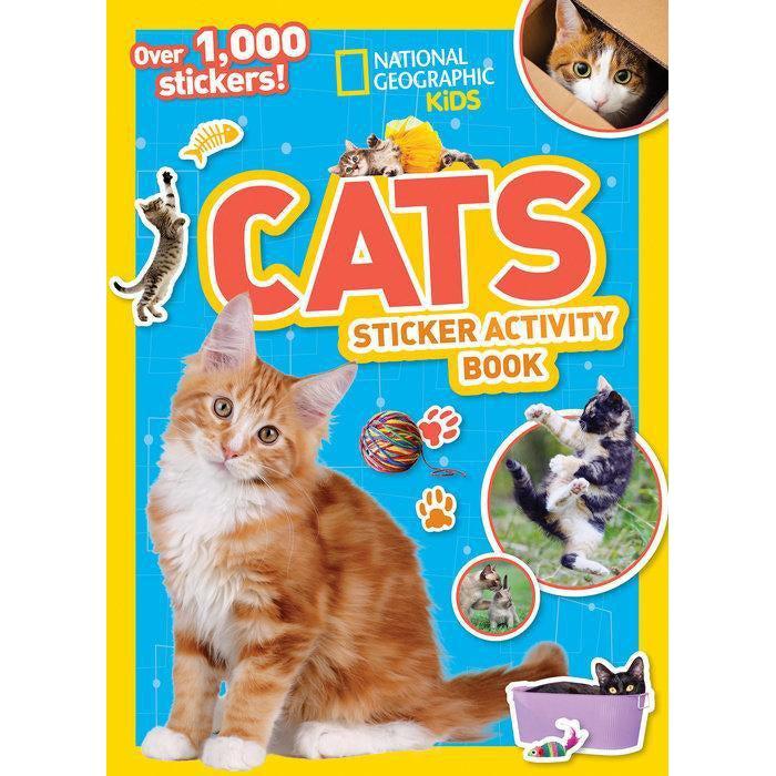 National Geographic Kids Cats Sticker Activity Book-Hachette Book Group-The Red Balloon Toy Store