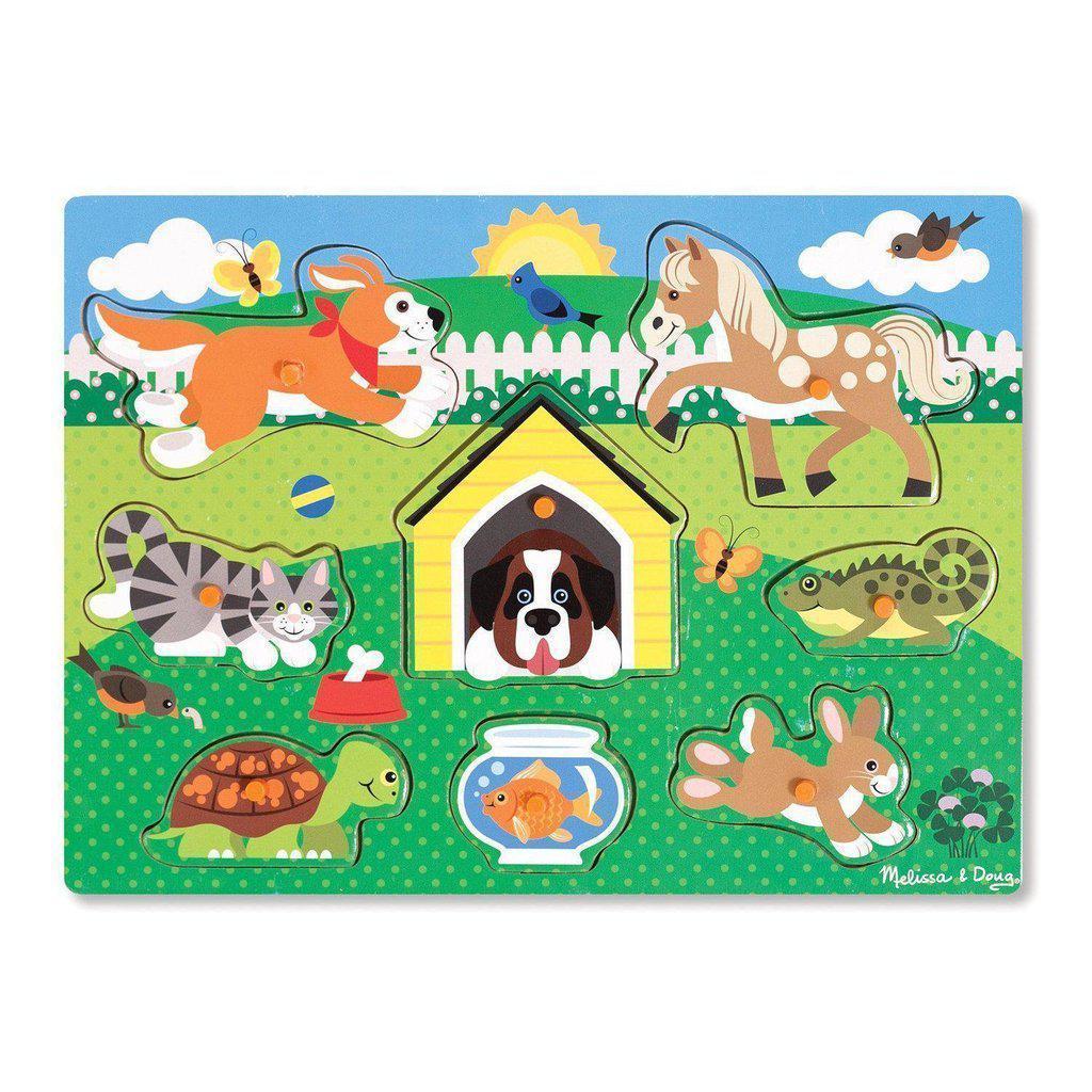Pets Peg Puzzle-Melissa & Doug-The Red Balloon Toy Store