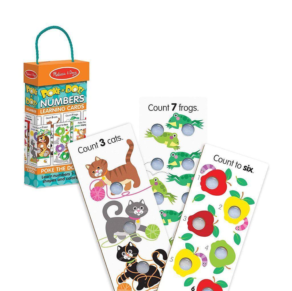 Poke-A-Dot - Numbers Learning Cards-Melissa & Doug-The Red Balloon Toy Store