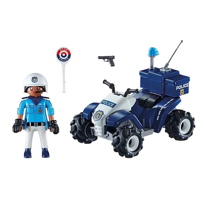 Police Quad-Playmobil-The Red Balloon Toy Store