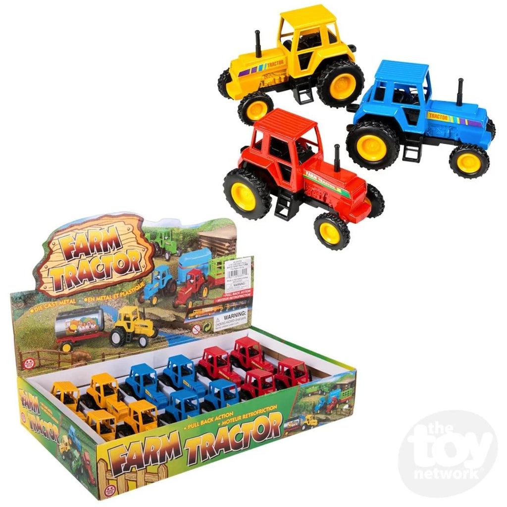 Pull-Back Farm Tractor-The Toy Network-The Red Balloon Toy Store