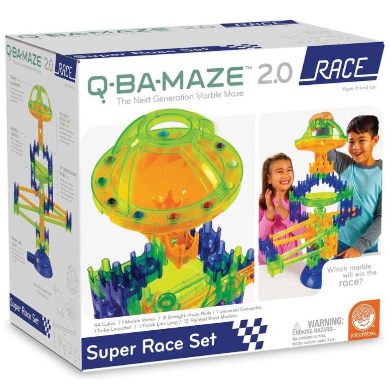 Q-BA-MAZE 2.0: Rally Racing Set-MindWare-The Red Balloon Toy Store