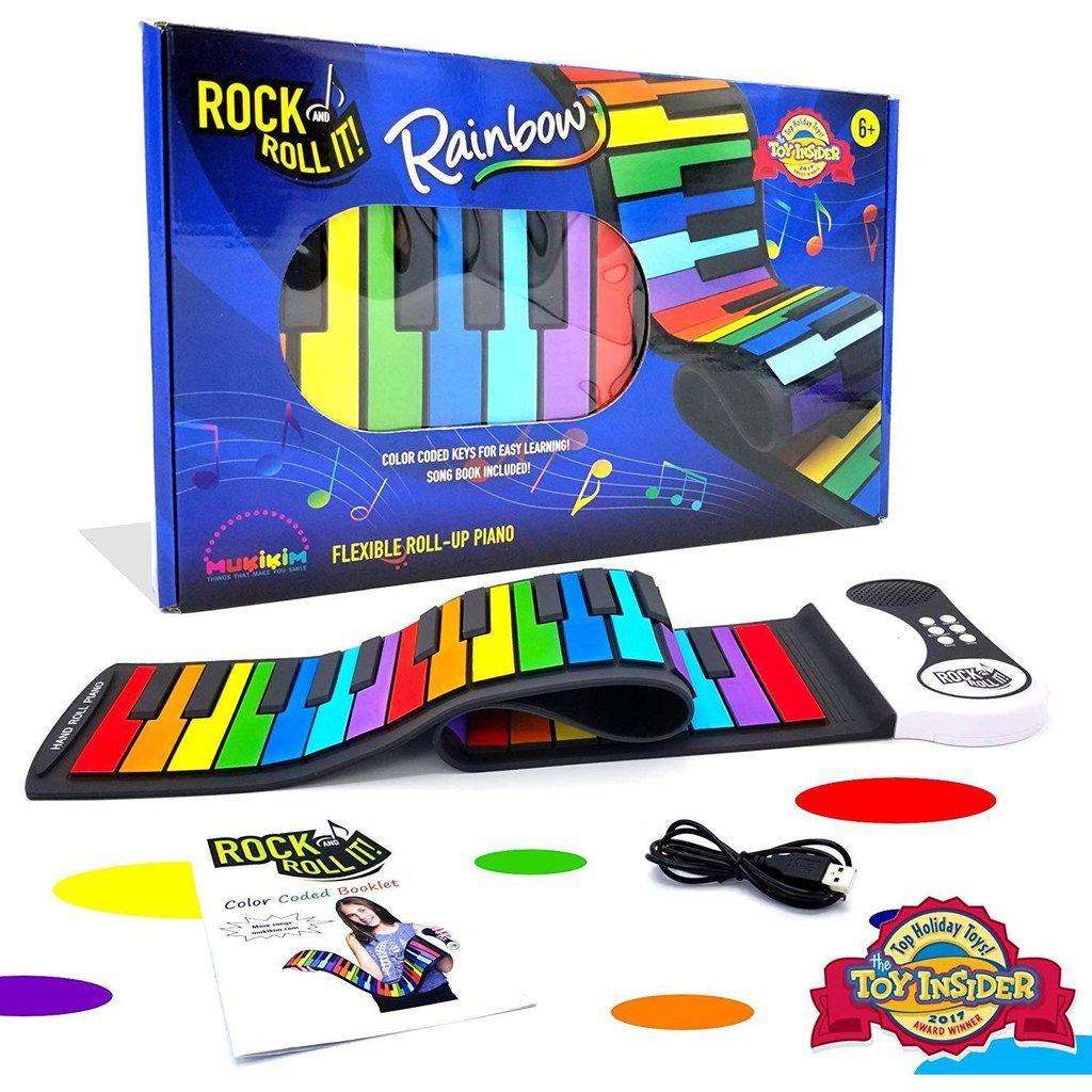 Rainbow Piano - Rock And Roll It-Mukikim-The Red Balloon Toy Store
