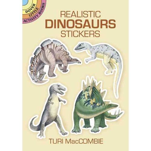 Realistic Dinosaurs Stickers-Dover Publications-The Red Balloon Toy Store