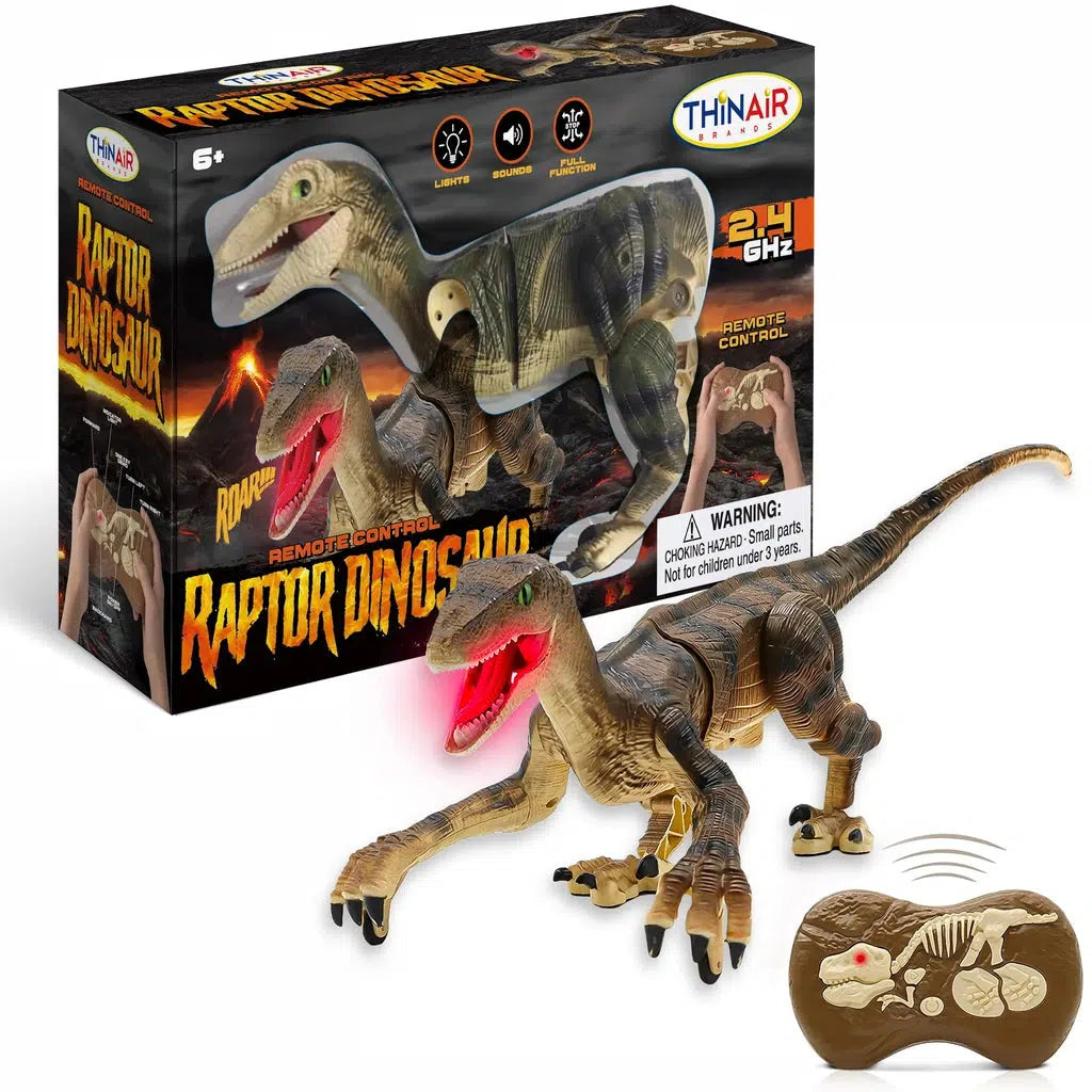 Remote Control Raptor Dinosaur-Thin Air-The Red Balloon Toy Store