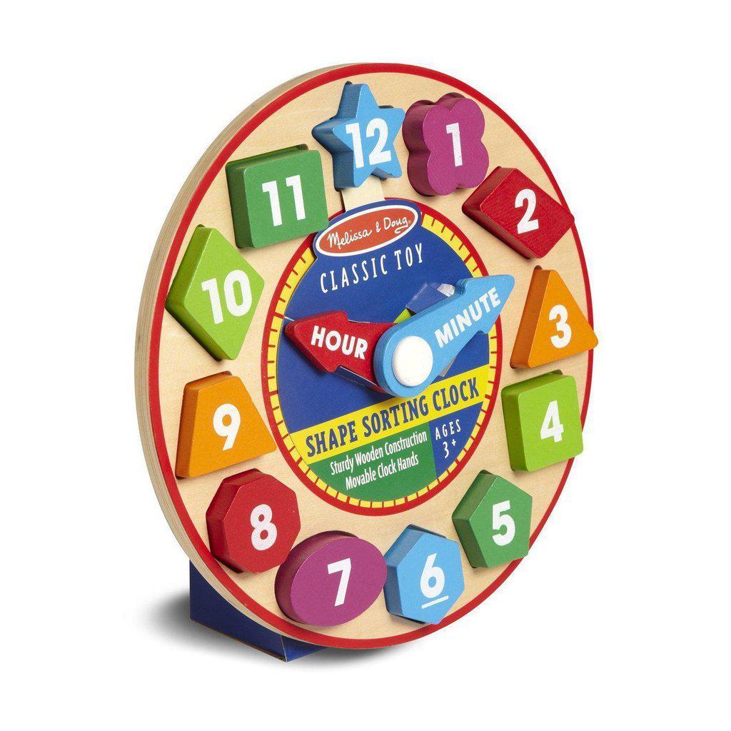 Shape Sorting Clock-Melissa & Doug-The Red Balloon Toy Store