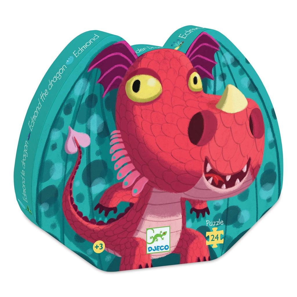 Silhouette Puzzle - Edward the Dragon-Djeco-The Red Balloon Toy Store