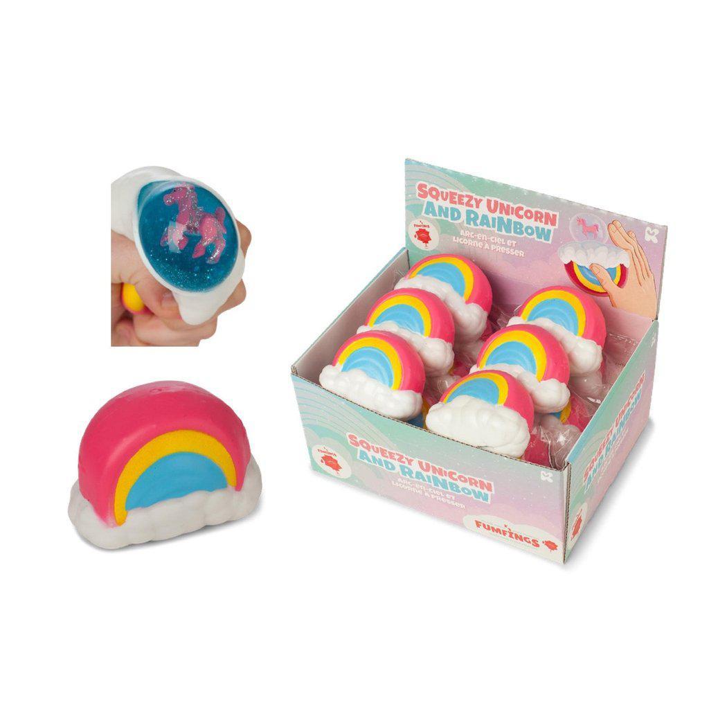 Squeezy Unicorn & Rainbow-Keycraft-The Red Balloon Toy Store